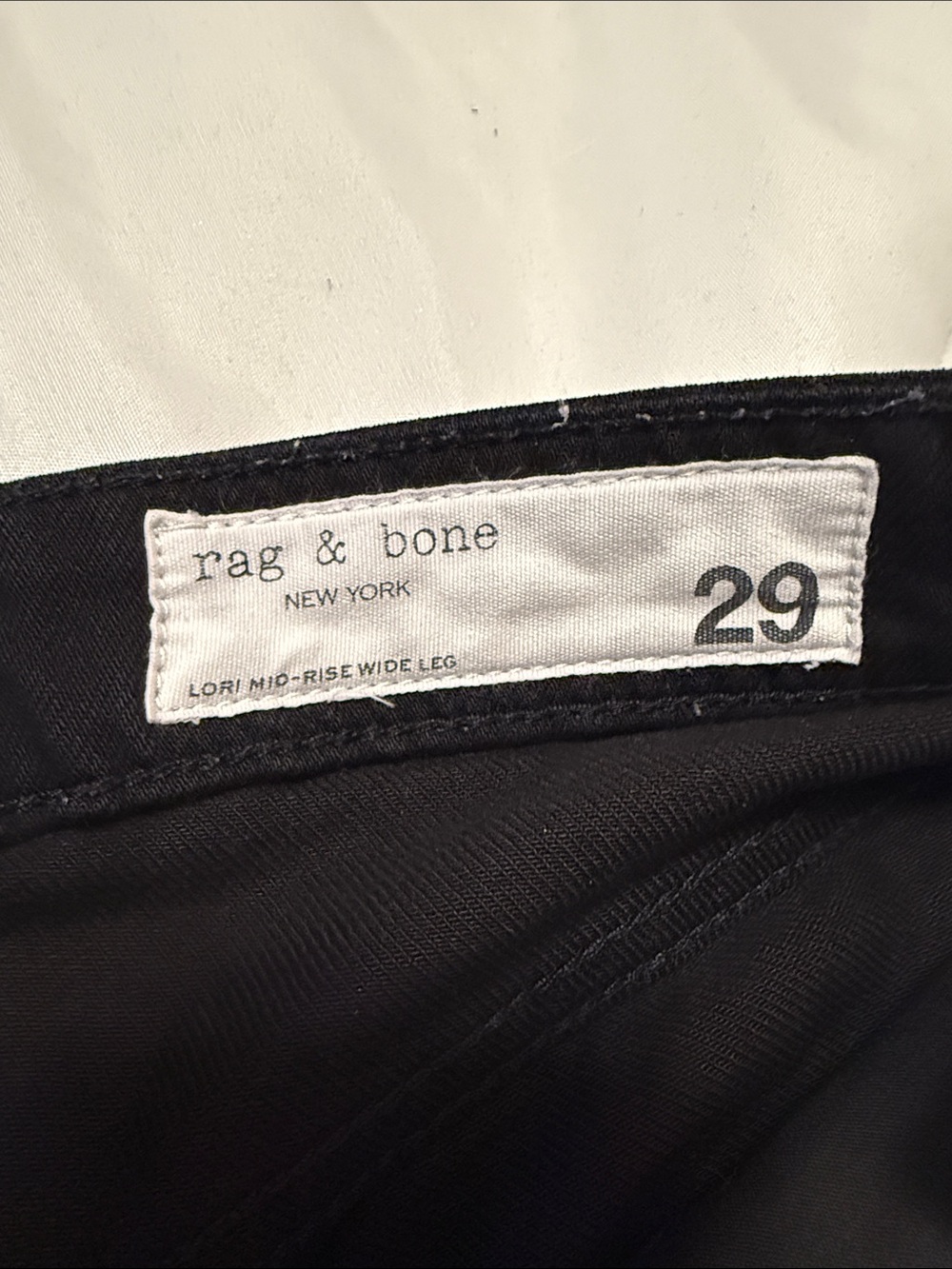 rag & bone Lori Mid Rise Wide Leg Pants - Picture 5 of 5